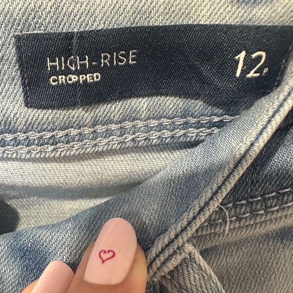 J.Jill Denim high rise cropped jean - Picture 3 of 4